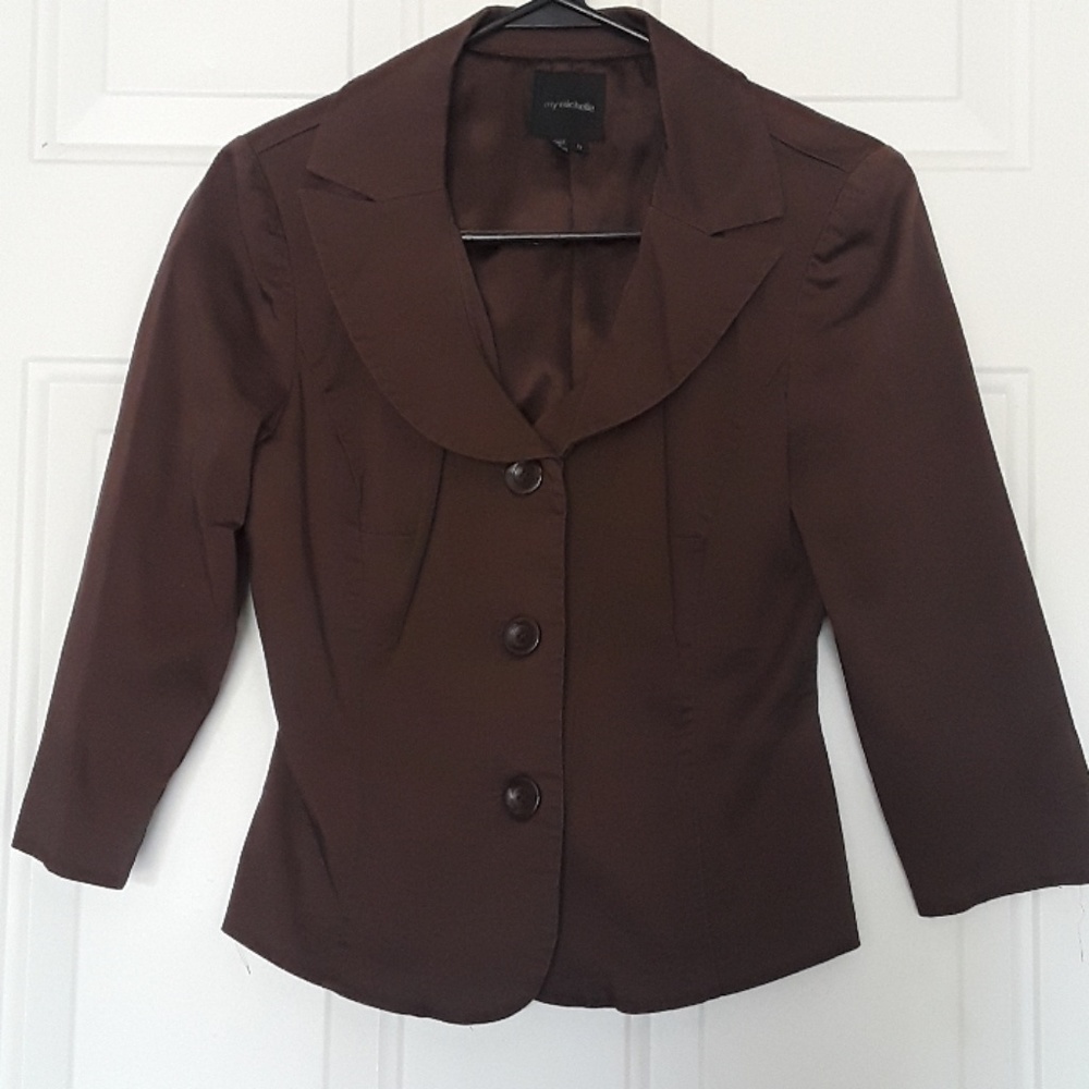 Small brown dress blazer